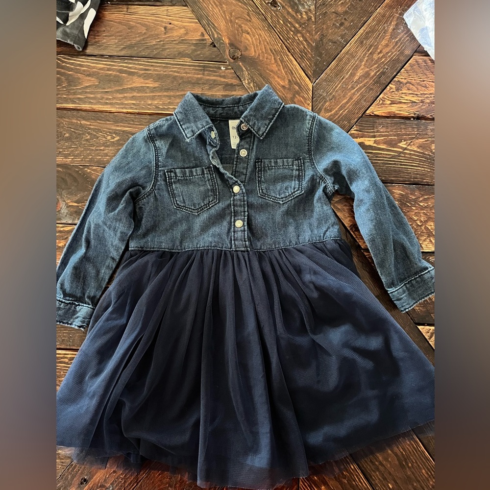 OshKosh B'gosh Denim and Dark Blue Dress